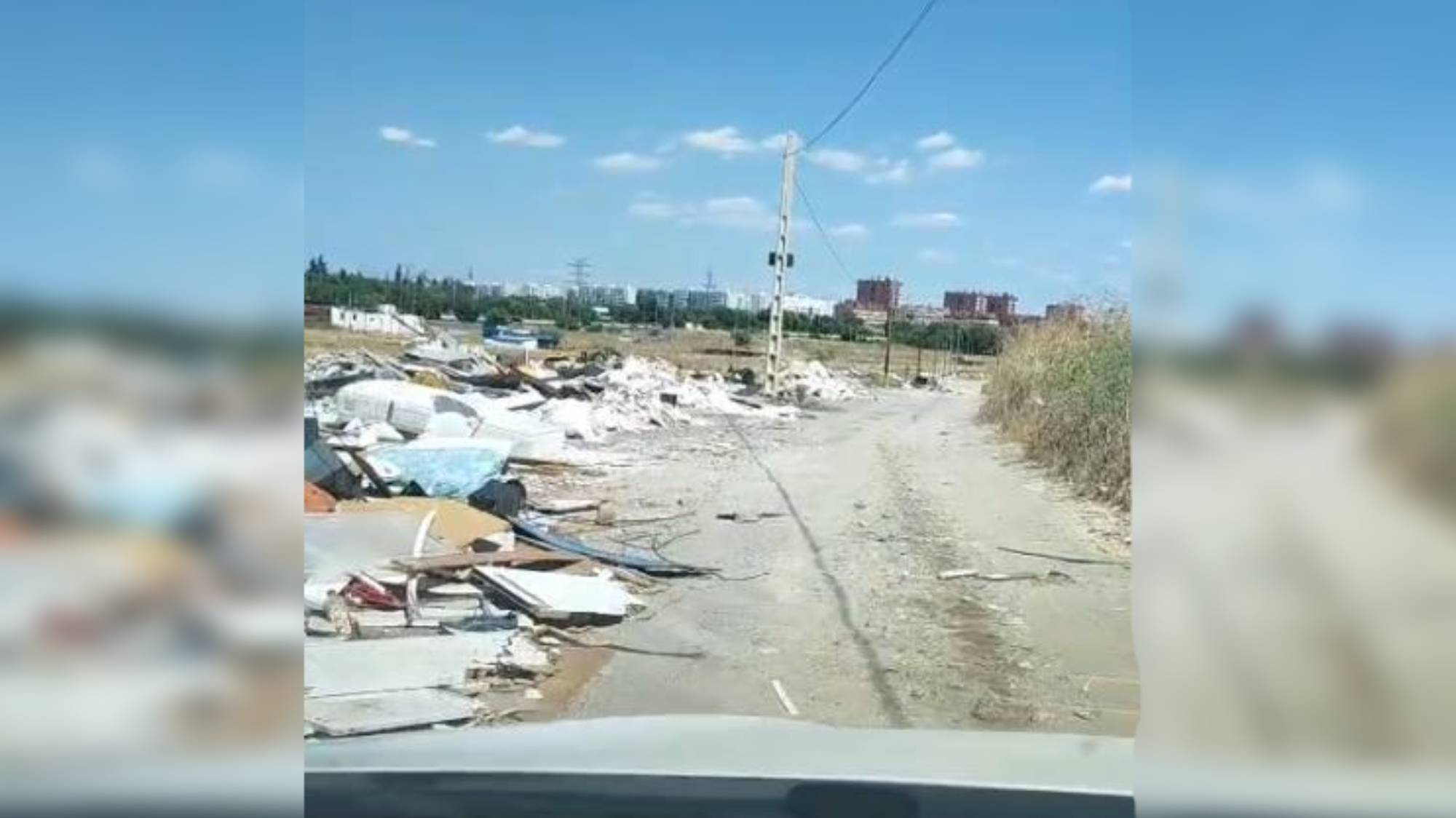 escombros leganes barrio hormigueras