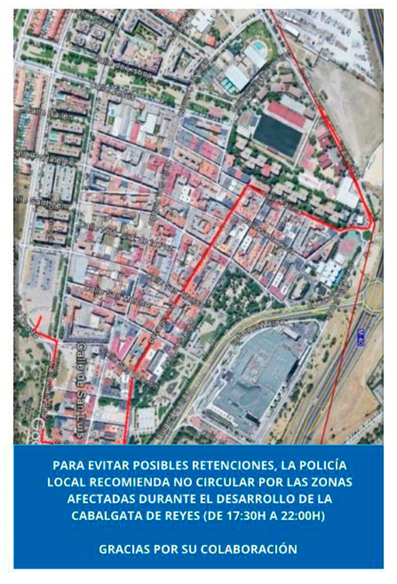 restricciones cabalgata la fortuna 2026