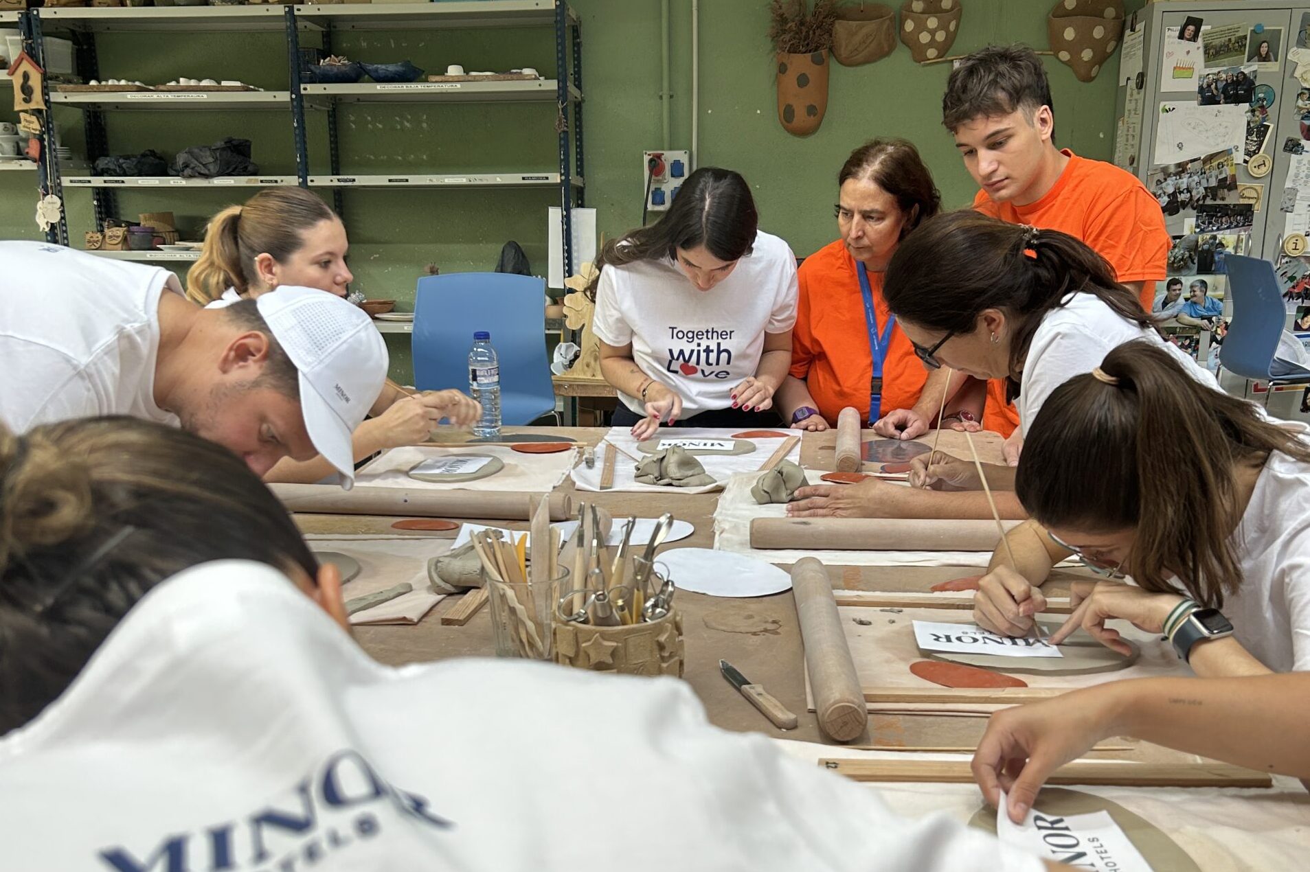 Taller celebrado en el centro ocupacional de Leganés