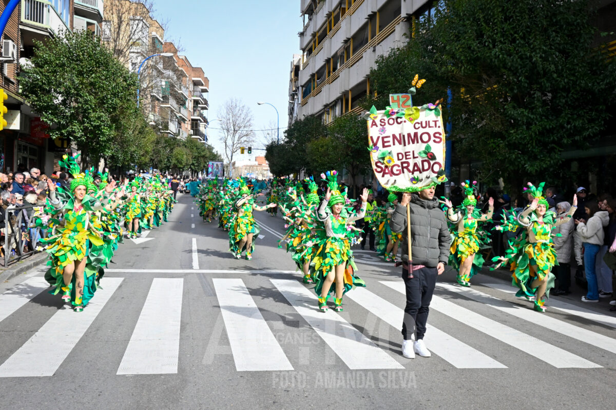 Desfile de Carnaval en Leganés 2026 sagrado