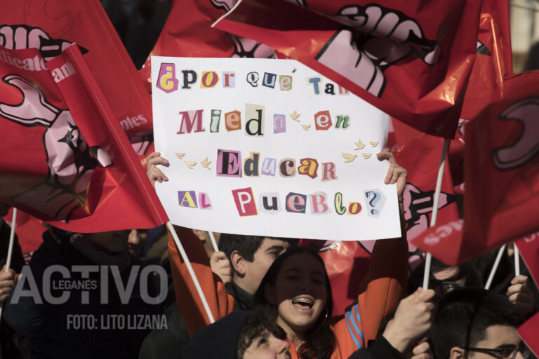 “¿Cómo vamos a estudiar así?”: la protesta estudiantil estalla en Leganés por el estado de los institutos