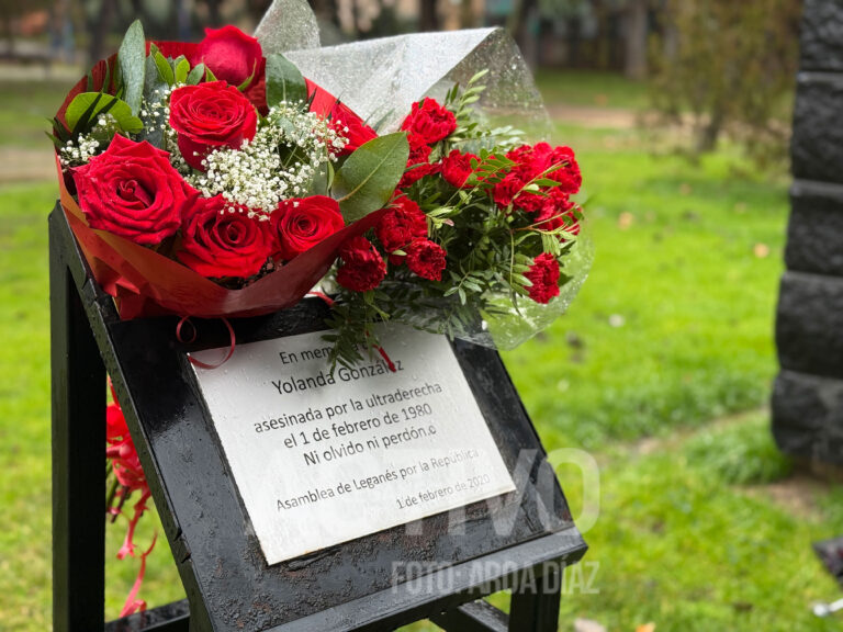 “No fue una Transición pacífica”: Leganés rinde homenaje a Yolanda González