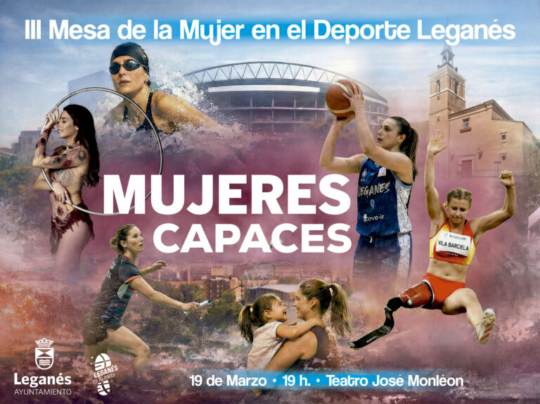 Almudena Cid y Desiré Vila analizan el papel de la mujer en el deporte en Leganés