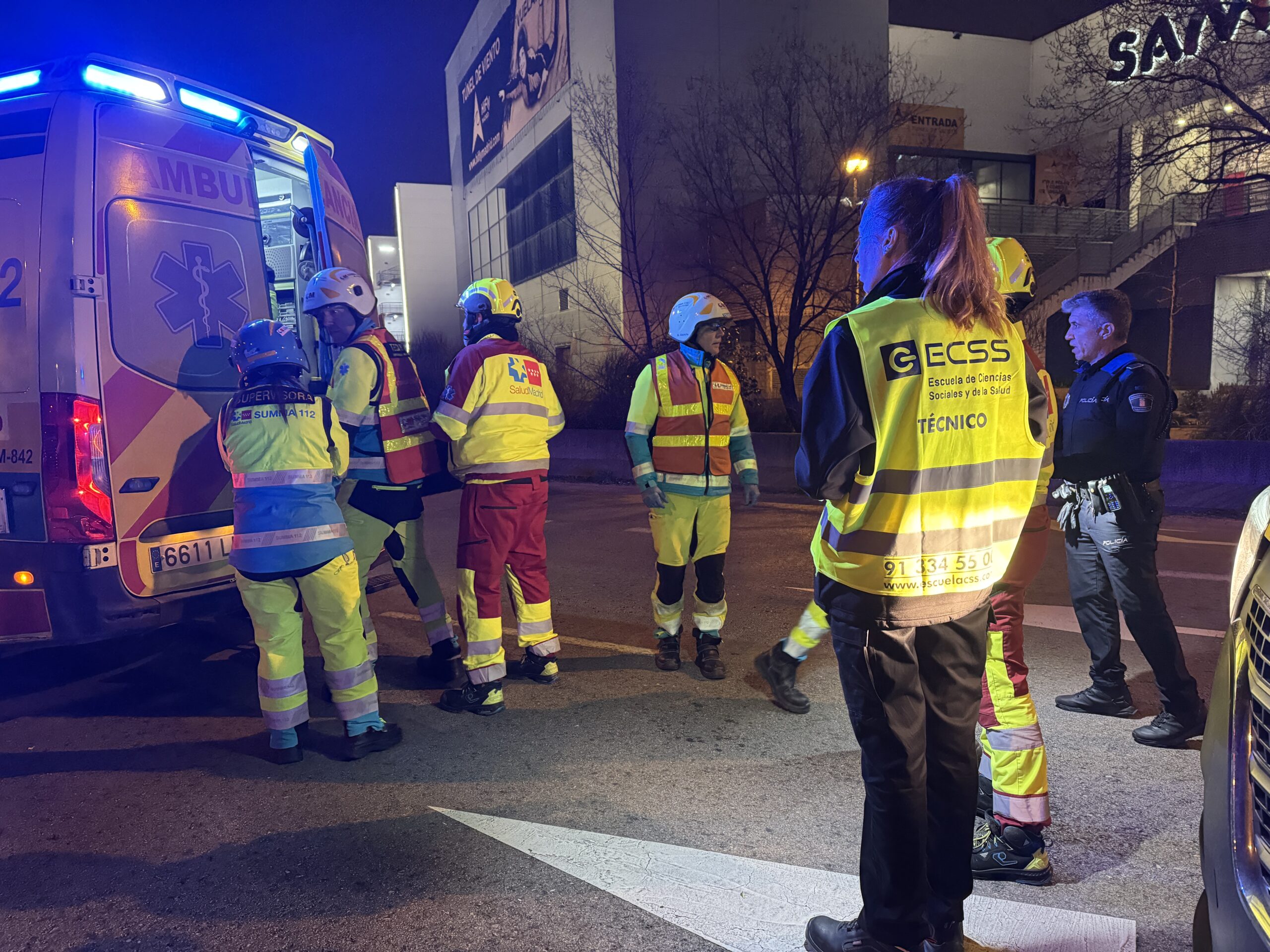 accidente motorista leganes sambil outlet