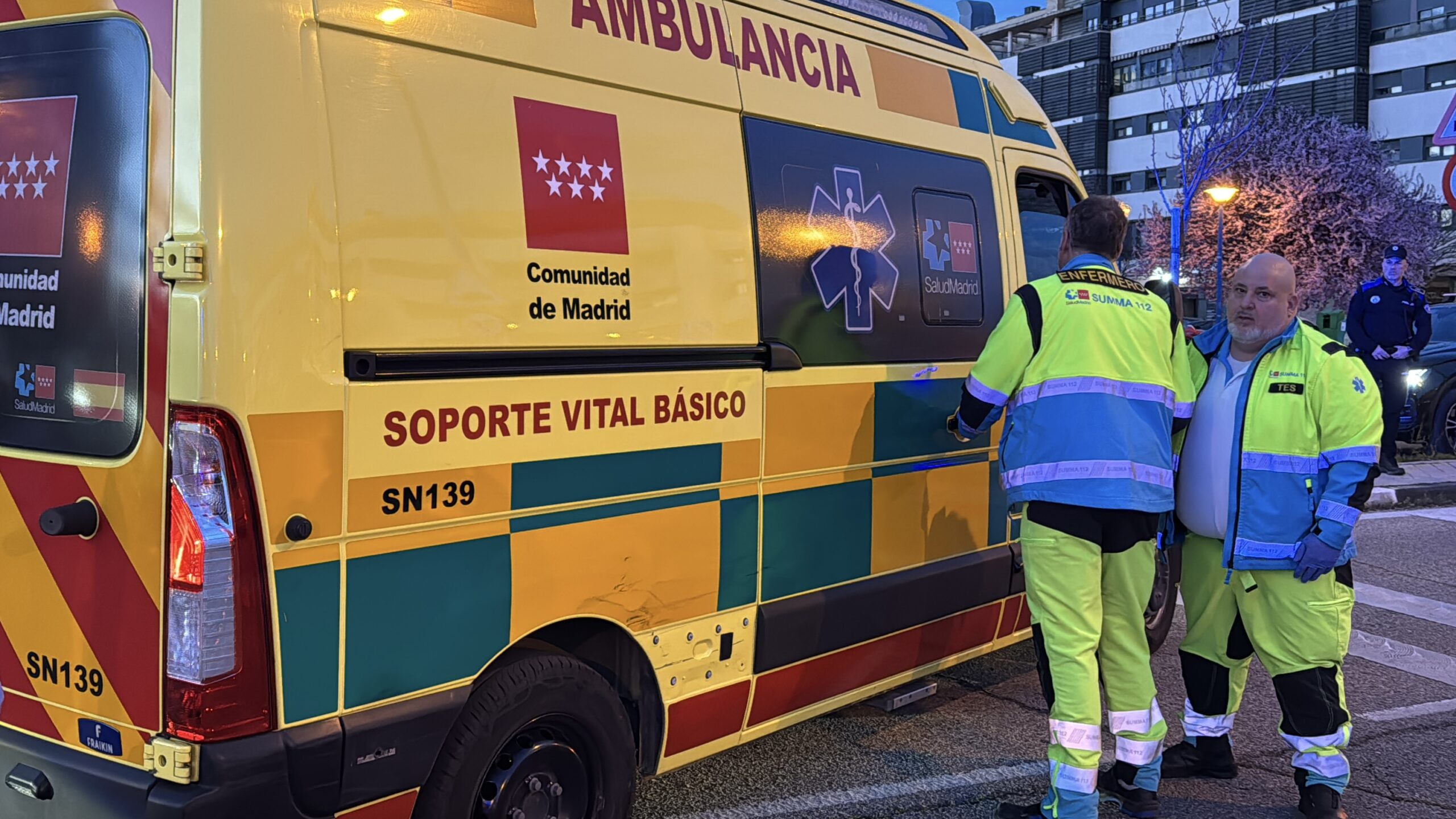 ambulancia atropello leganes