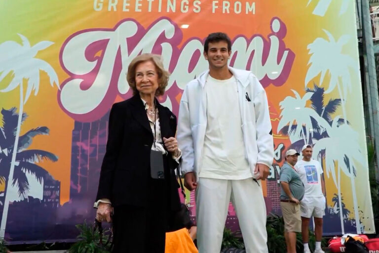 La Reina Sofía busca ser el talismán para Rafa Jodar en tercera ronda del Open de Miami