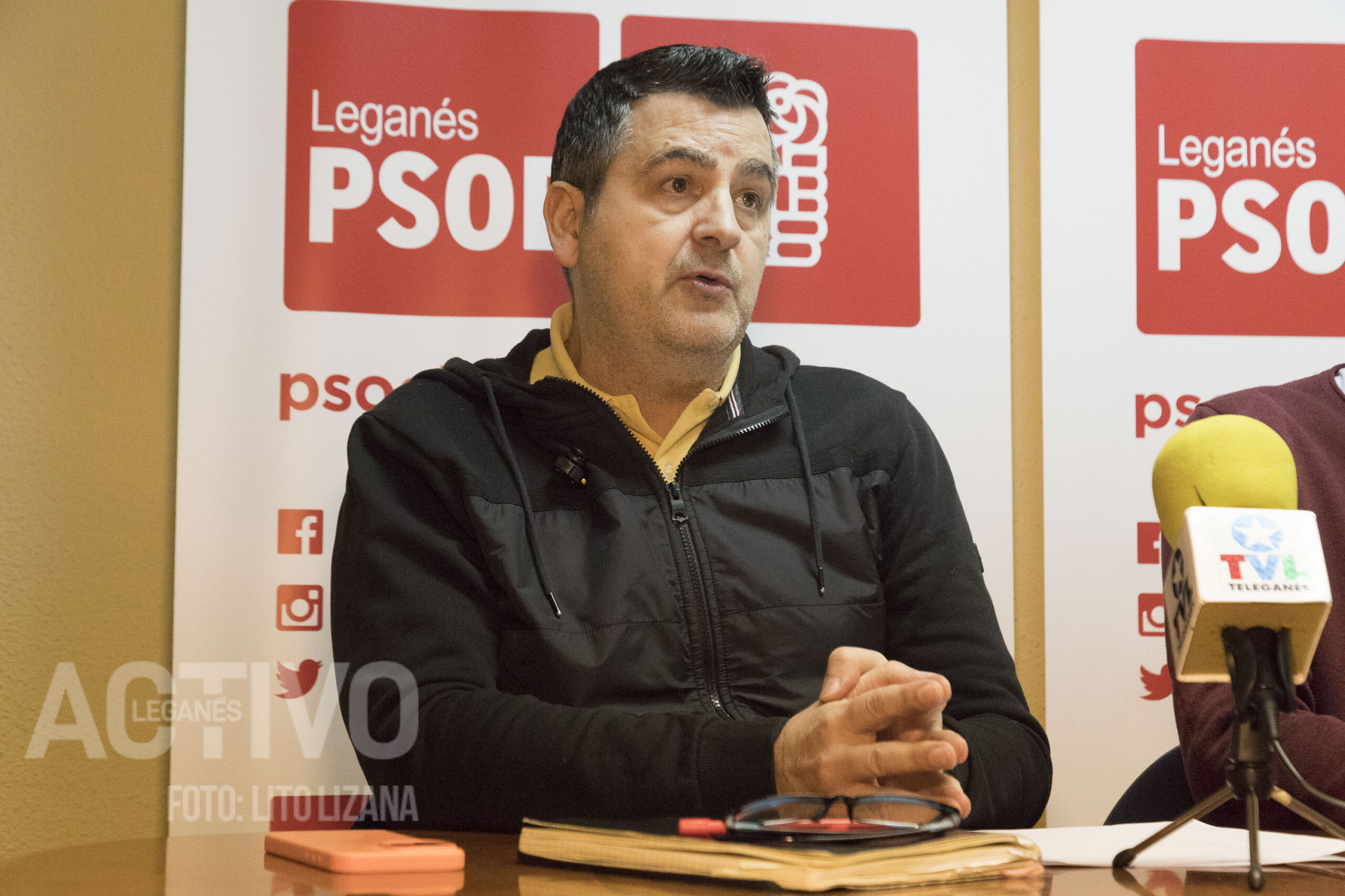 rueda de prensa psoe leganes francisco javier marquez miguel recuenco perez
