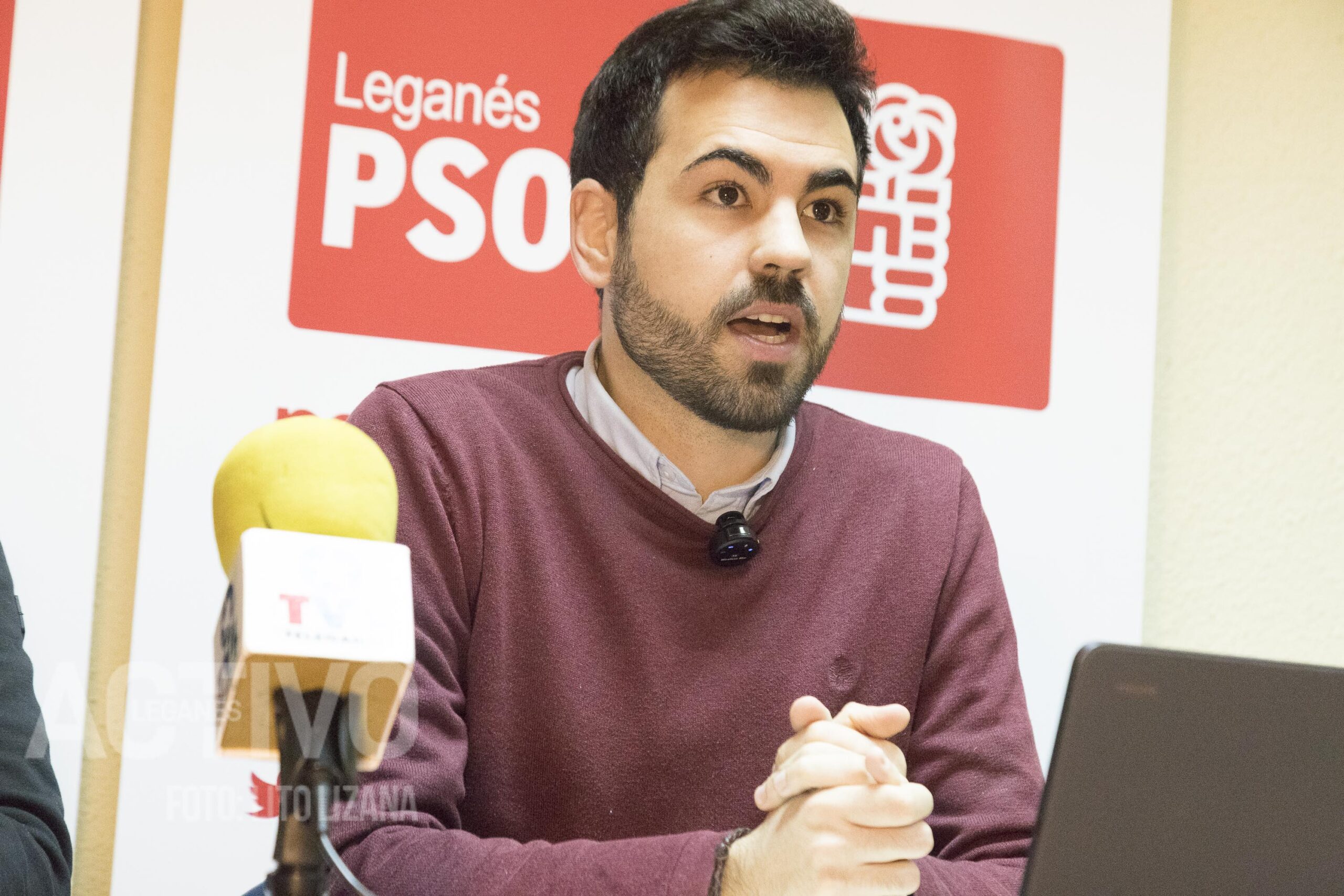 rueda de prensa psoe leganes miguel recuenco perez
