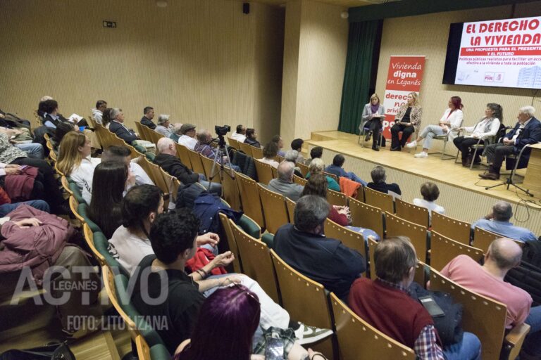 El acceso a la vivienda enfrenta dos visiones en un debate en Leganés