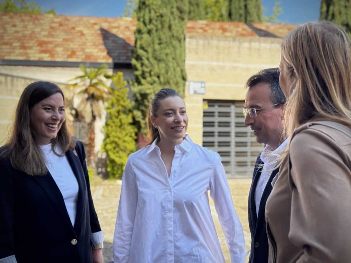 Ester Muñoz con Miguel Ángel Recuenco en Leganés 