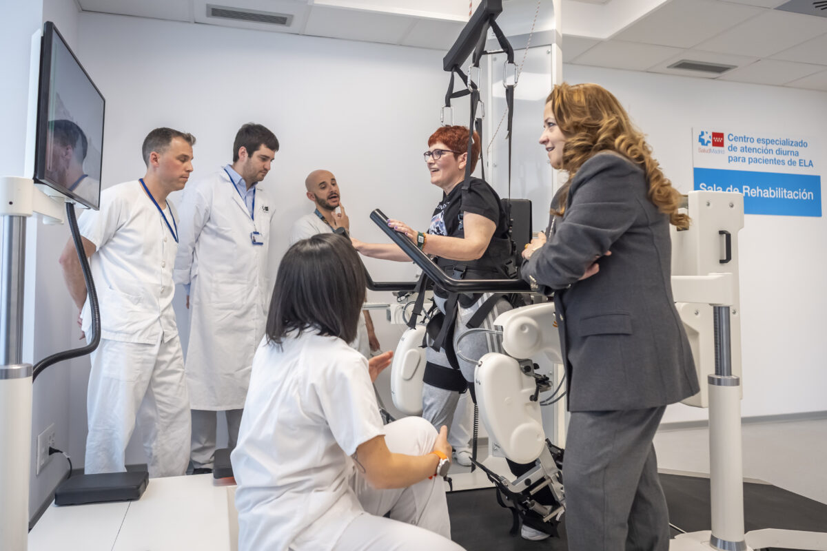 exoesqueleto para el tratamiento ELA