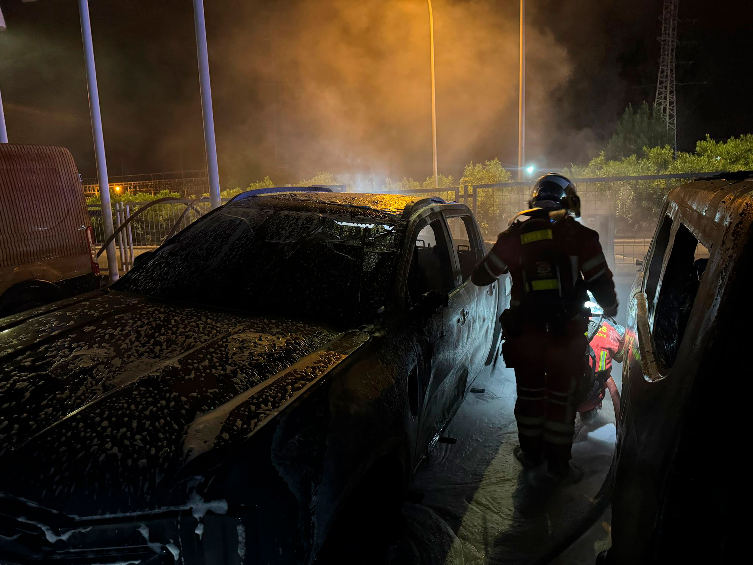 incendio ciudad automovil leganes