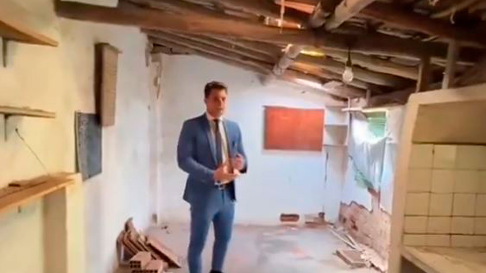 casas semi derruida en leganes