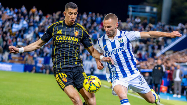 El CD Leganés suma, pero no convence ante el Zaragoza (1-1) en Butarque