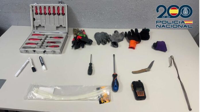 policia detenidos robos