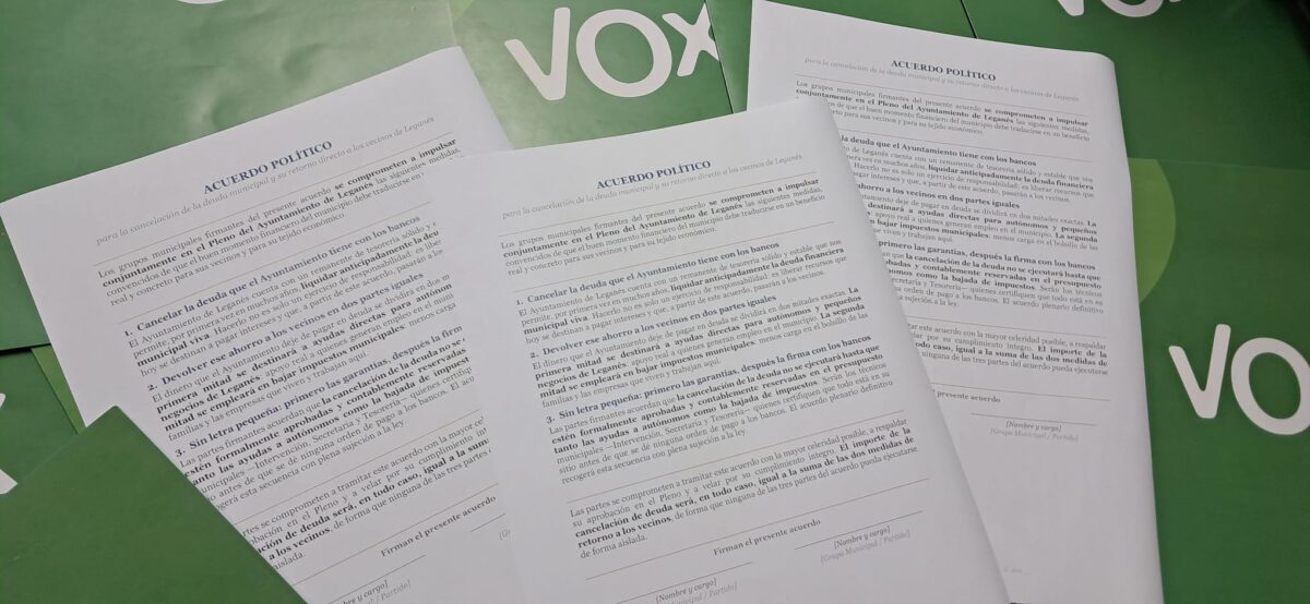 acuerdo cuestion confianza leganes vox