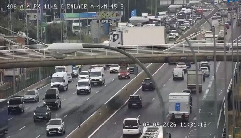 Un accidente en Getafe provoca retenciones de 2 kilómetros