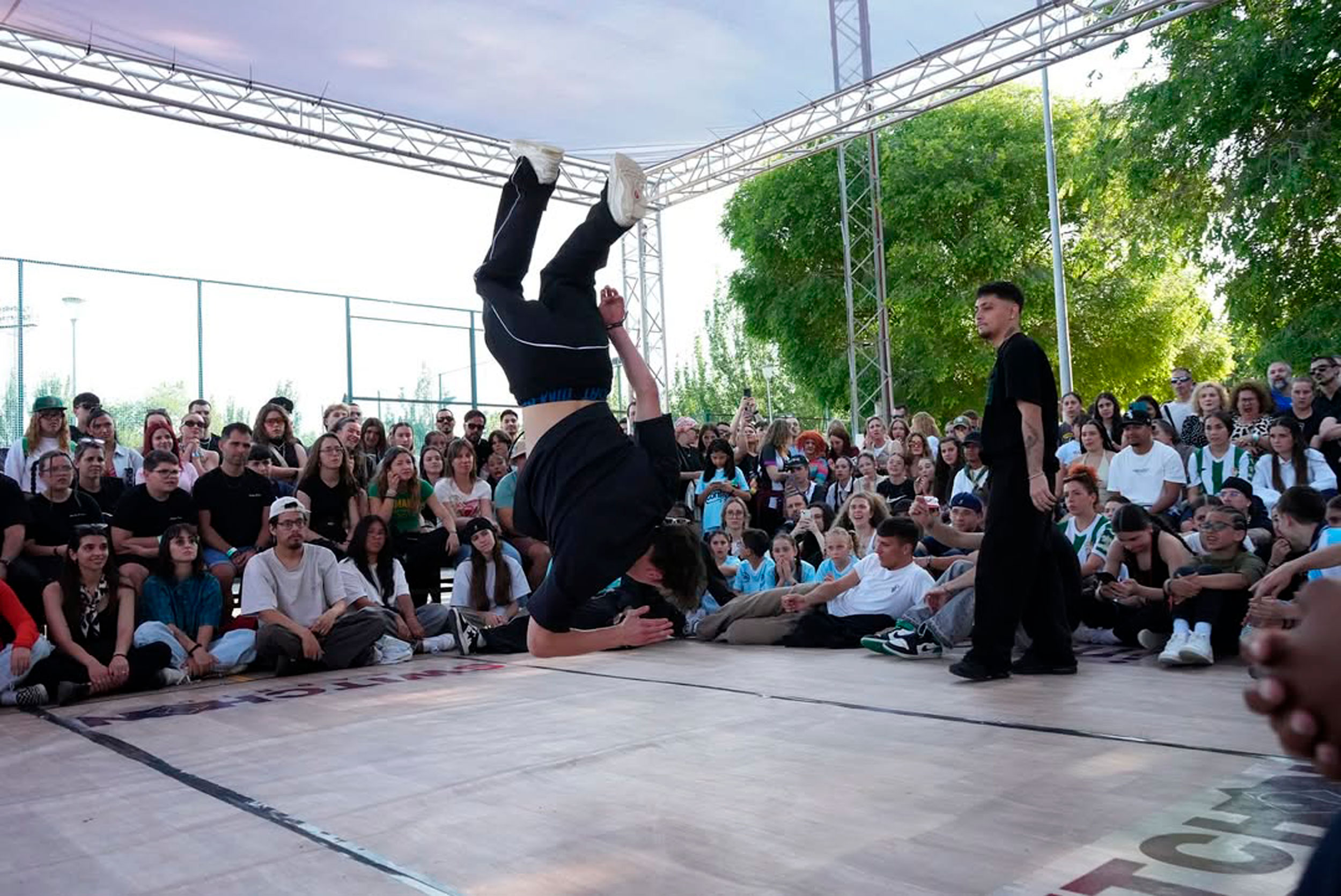breakdance en el Festival Switch on Madrid