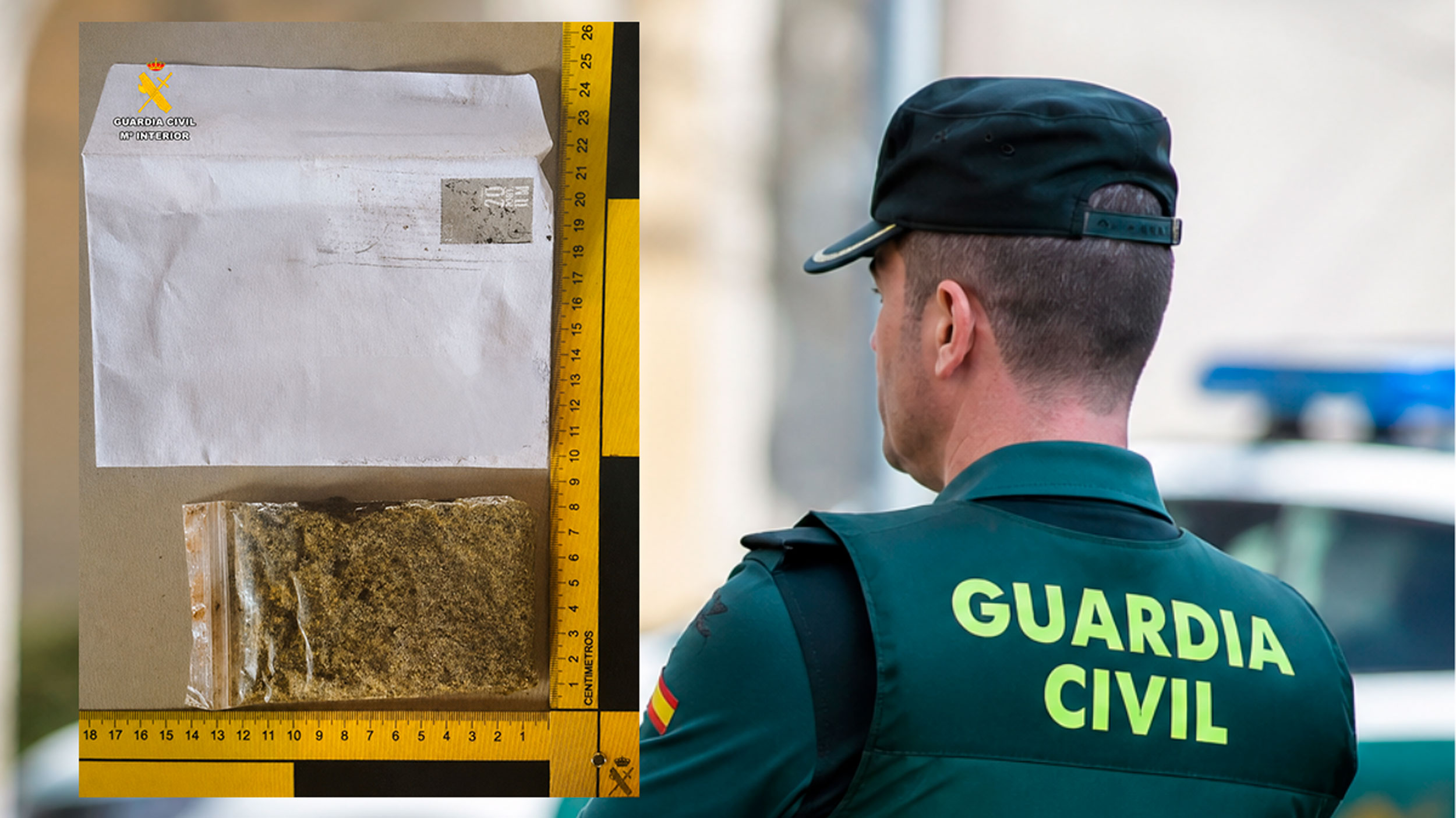 Droga interceptada por la Guardia Civil