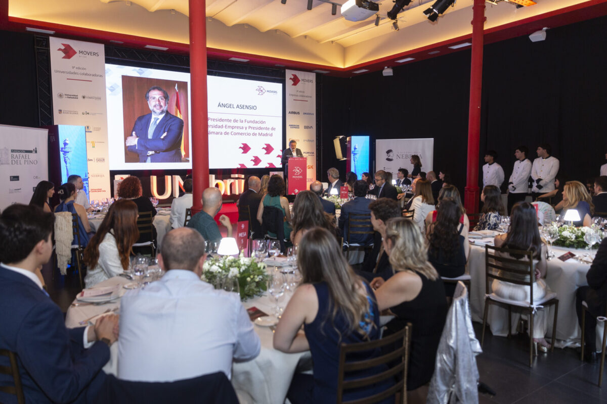 Cena de entrega de la beca Movers by FUE