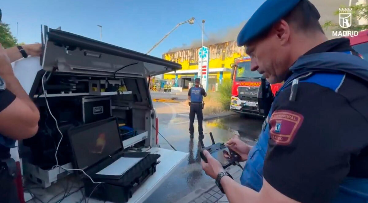 unidad de drones policia madrid