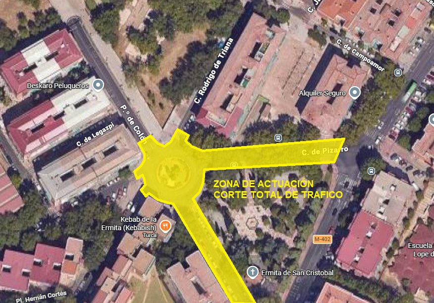 mapa cortes trafico junio 2026 leganes