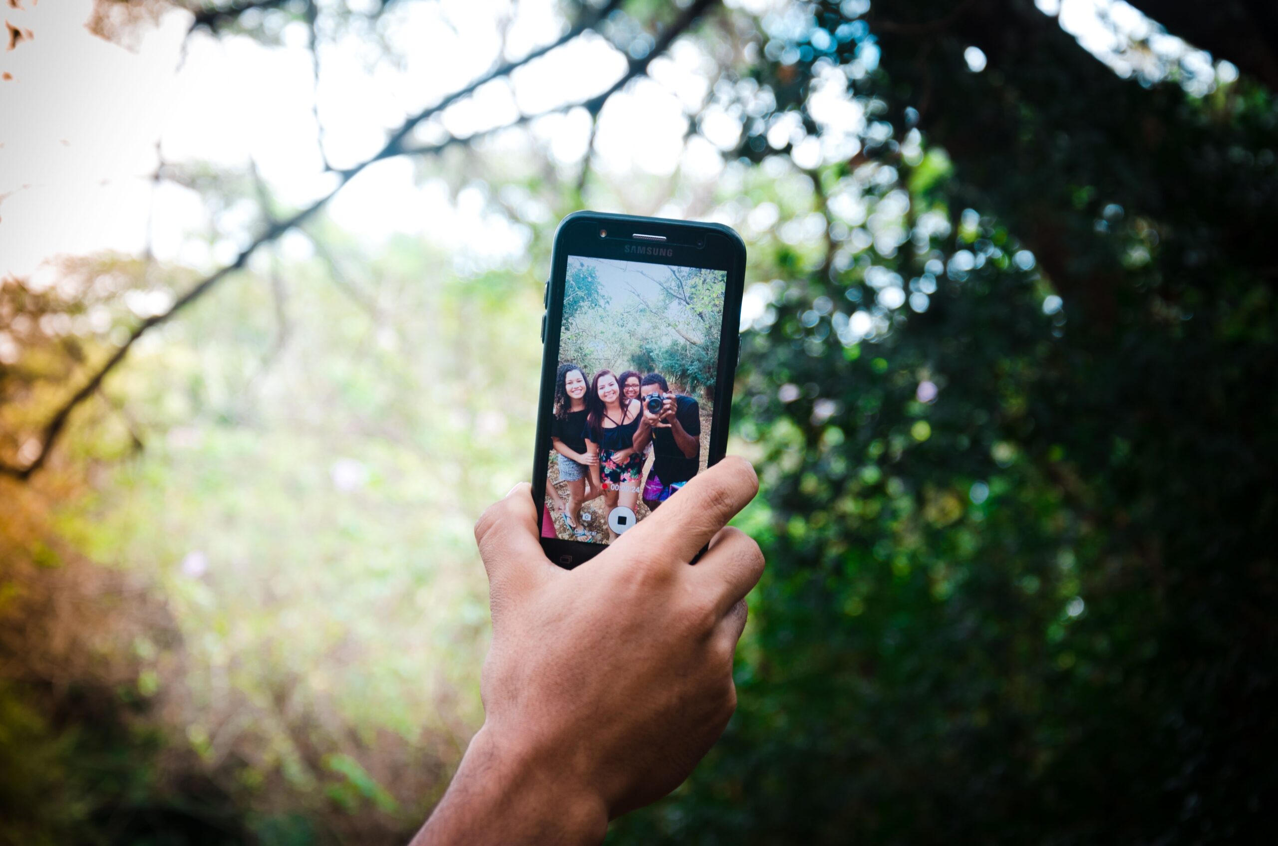 selfie medioambiente