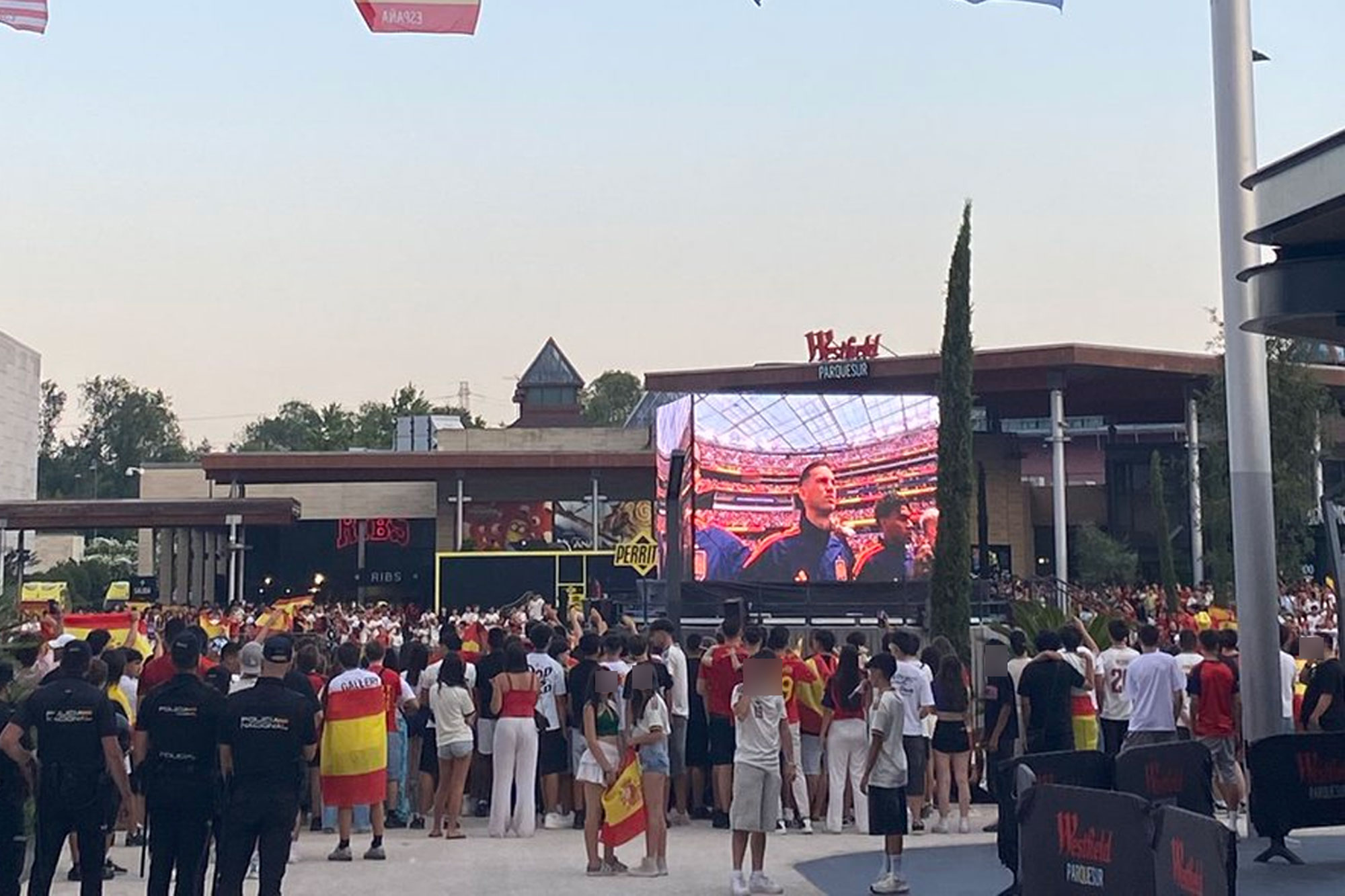 parquesur partido españa belgica