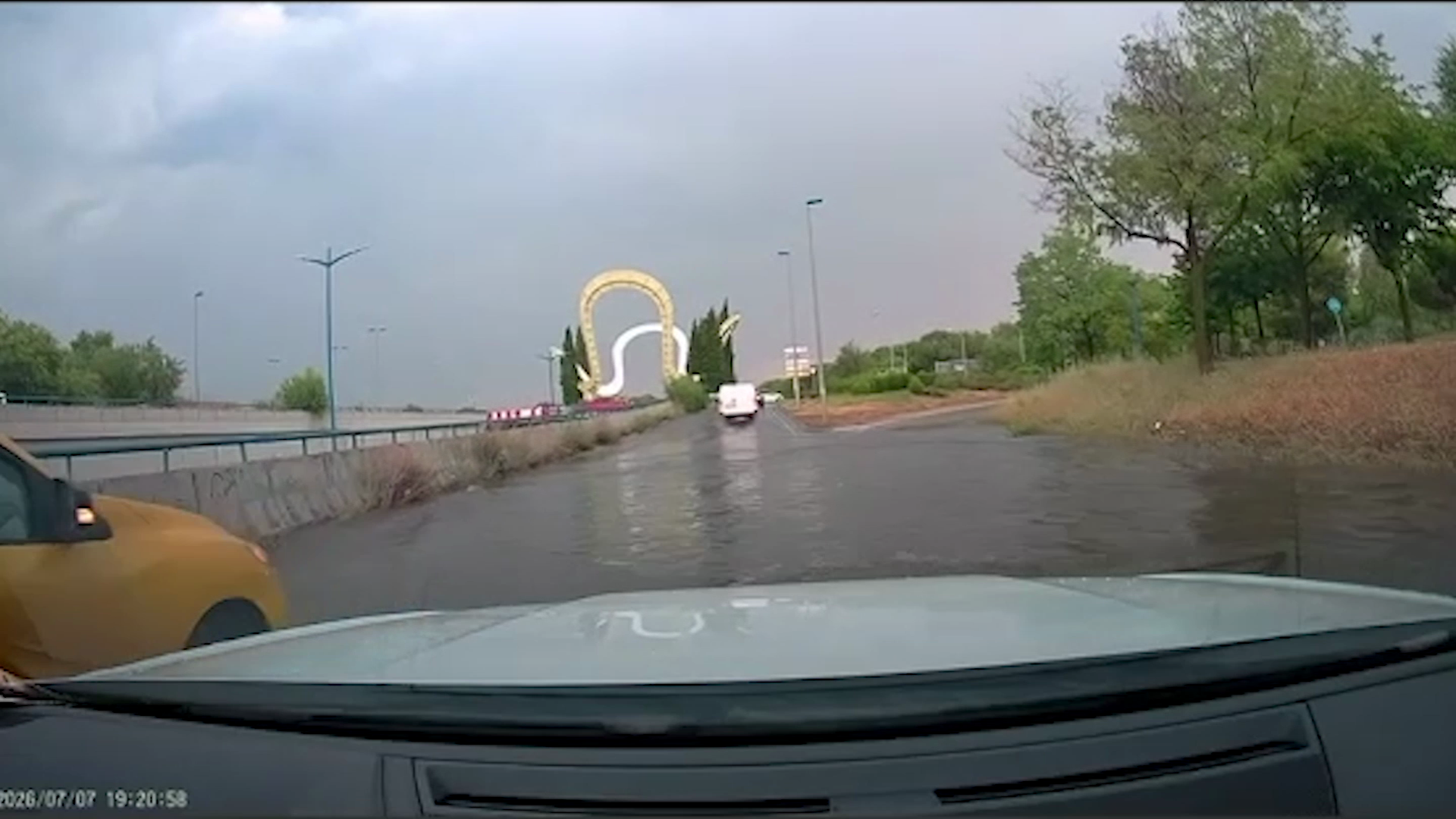 carretera carabanchel tormenta leganes