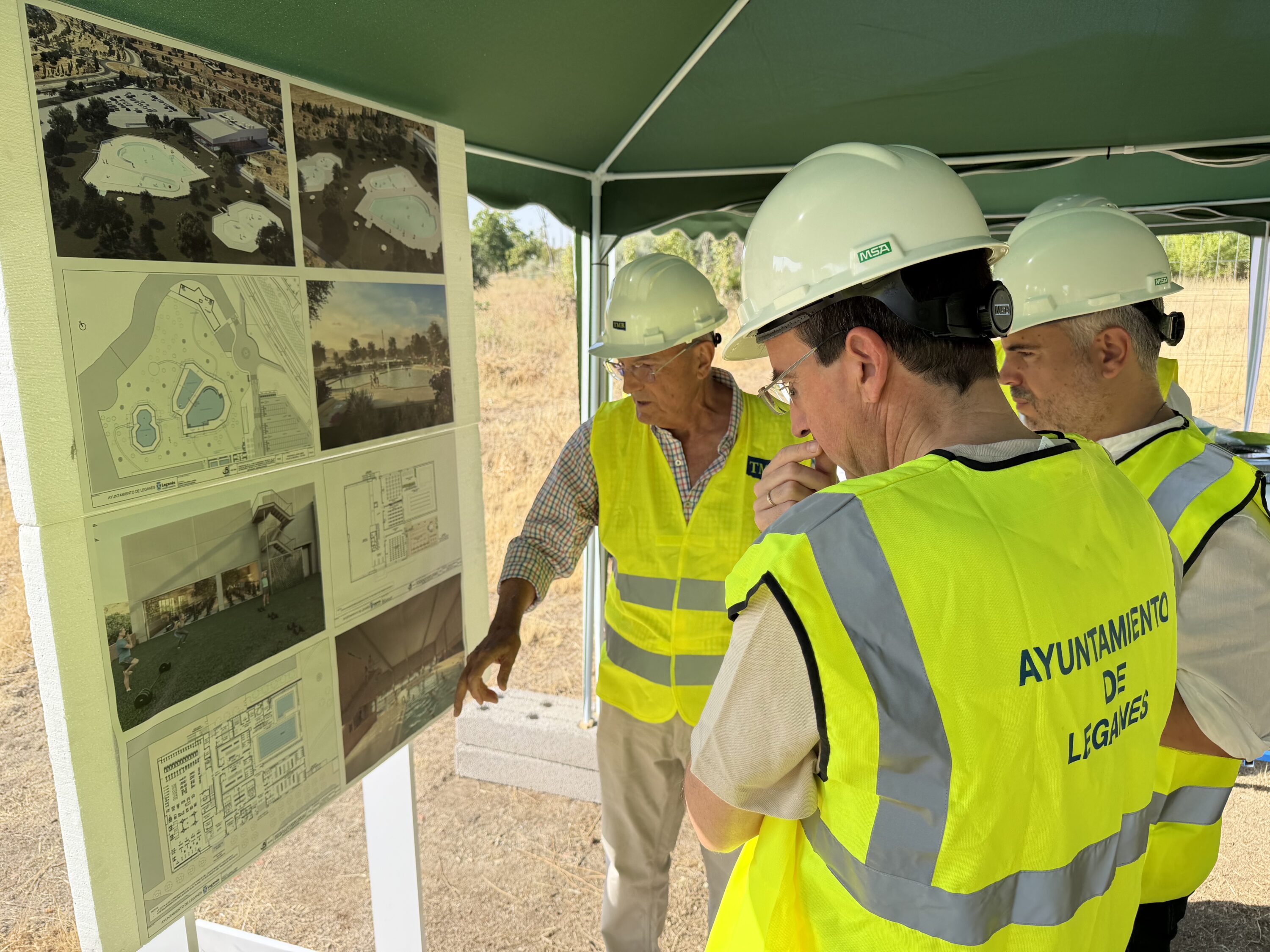 comienza obras complejo piscina solagua leganes