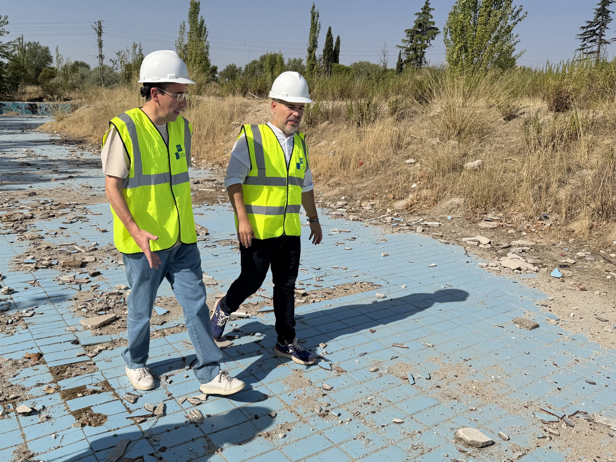 comienza obras complejo piscina solagua leganes