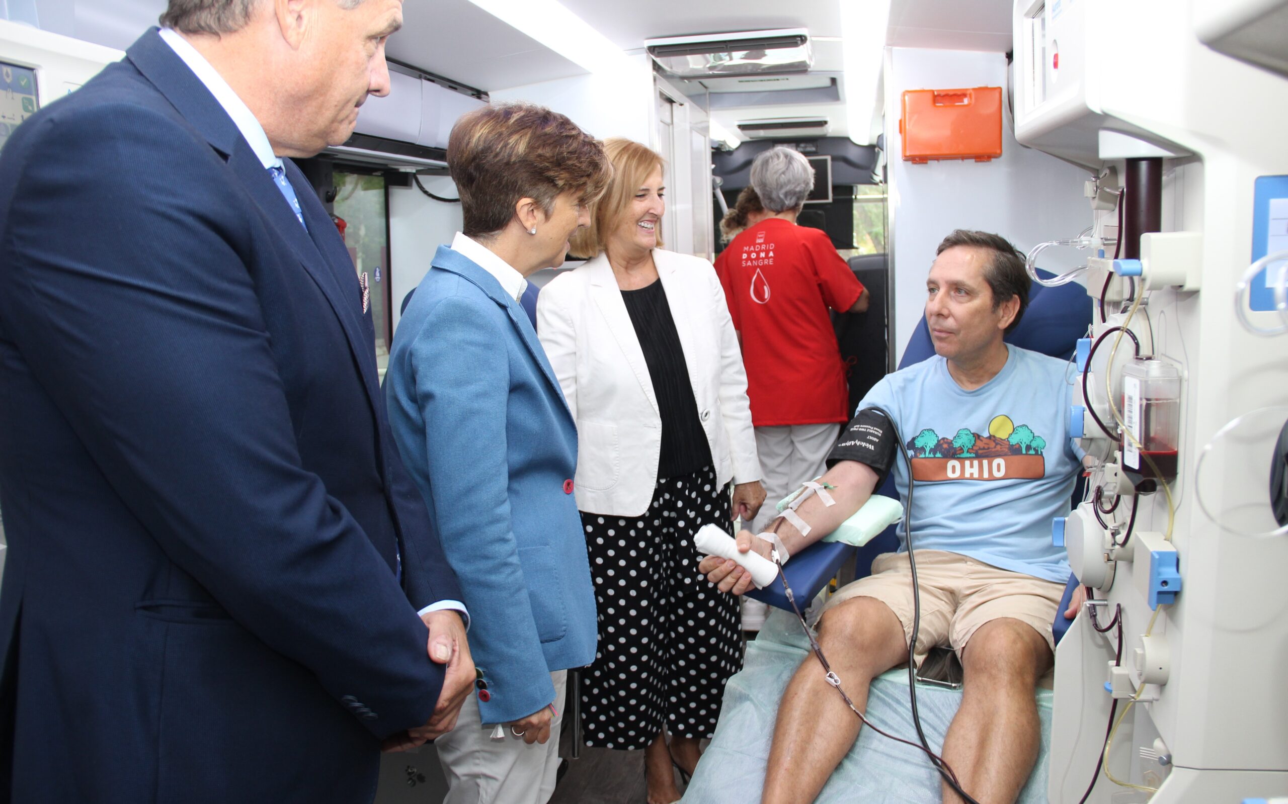 Unidad móvil de donación de plasma