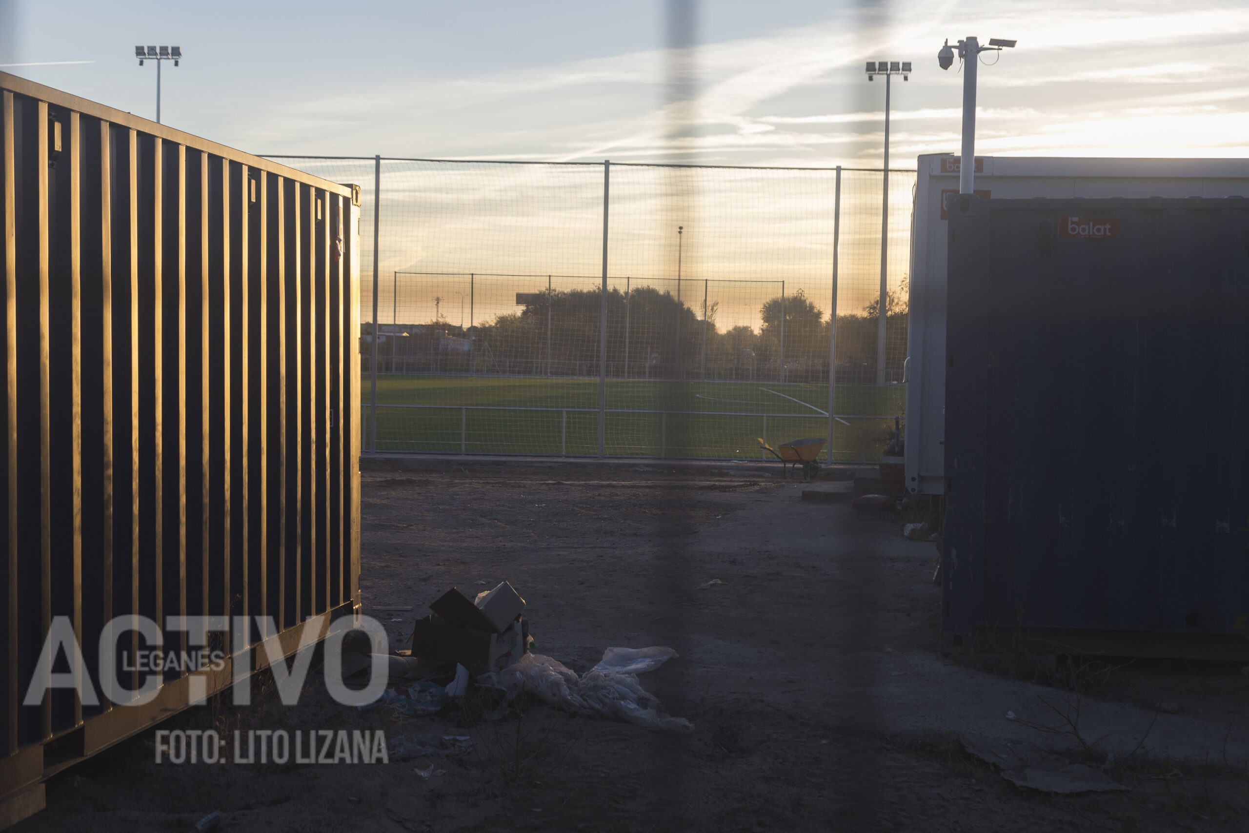 construccion polideportivo leganes norte pistas de fútbol