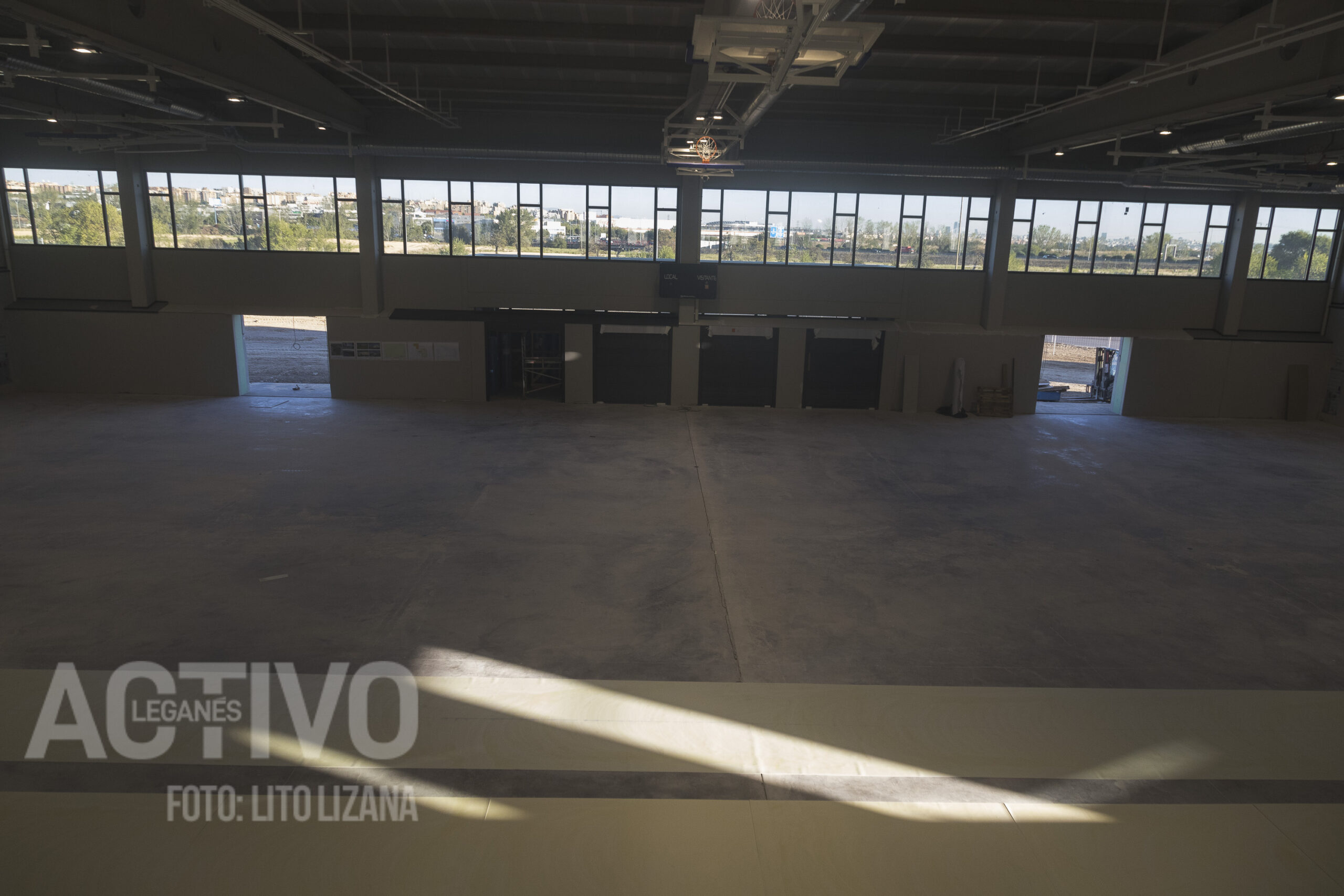 pabellon con vistas polideportivo leganes norte