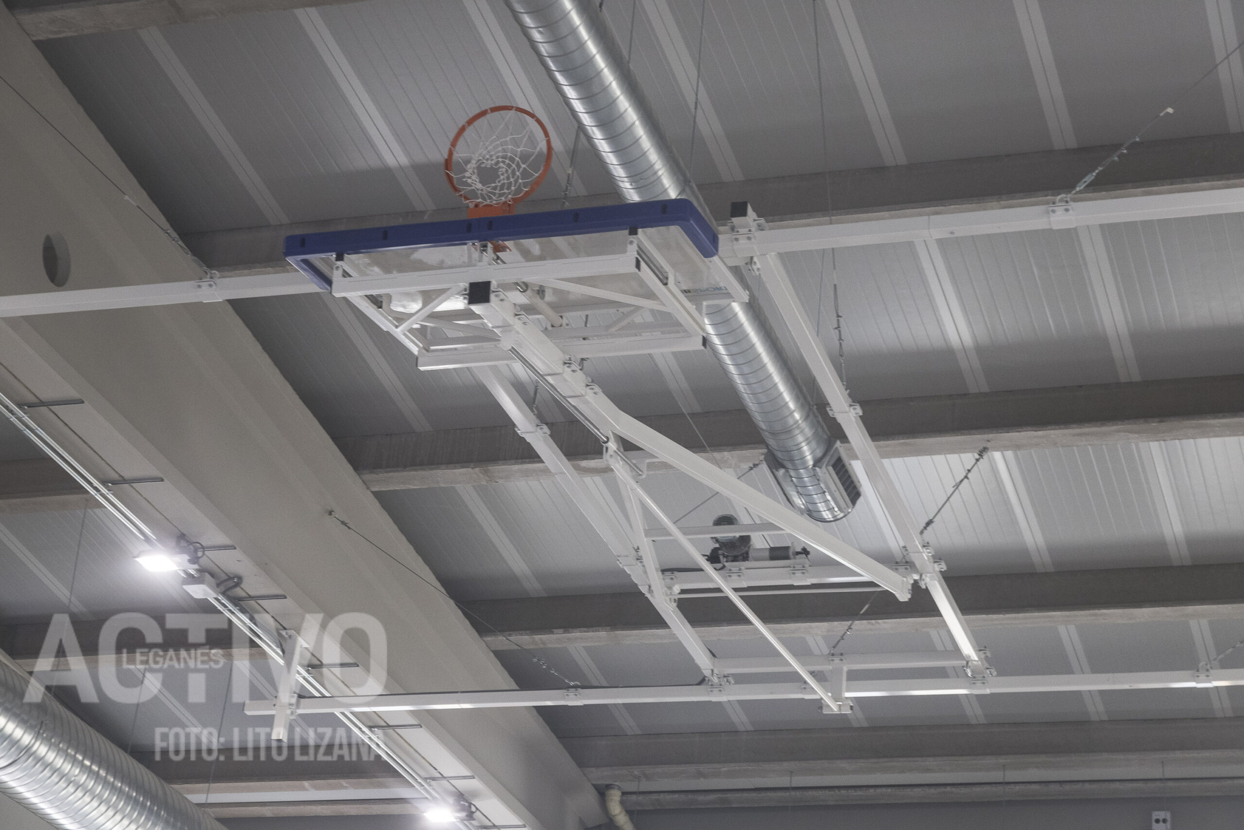 canasta baloncesto polideportivo leganes norte